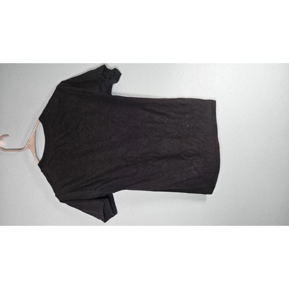 Black Short Sleeve T-Shirt with Western Cowboy Boot‎ Graphic Size XS - Picture 2 of 6